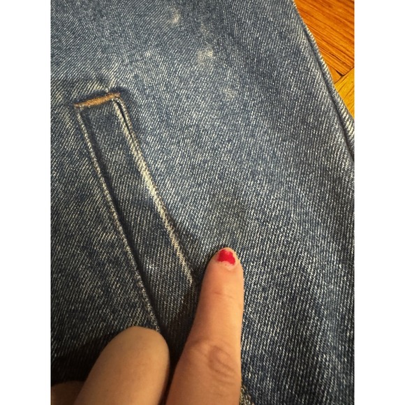 Vintage Harley Davidson Biker Blues Denim Jacket Mens Biker Motorcycle M Coat - Picture 15 of 16